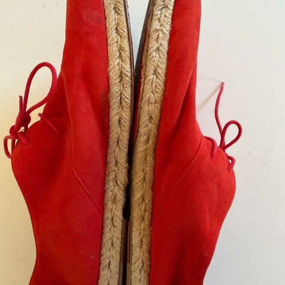Men’s Christian Louboutin Red Suede Espadrille Shoes - Picture 3 of 7